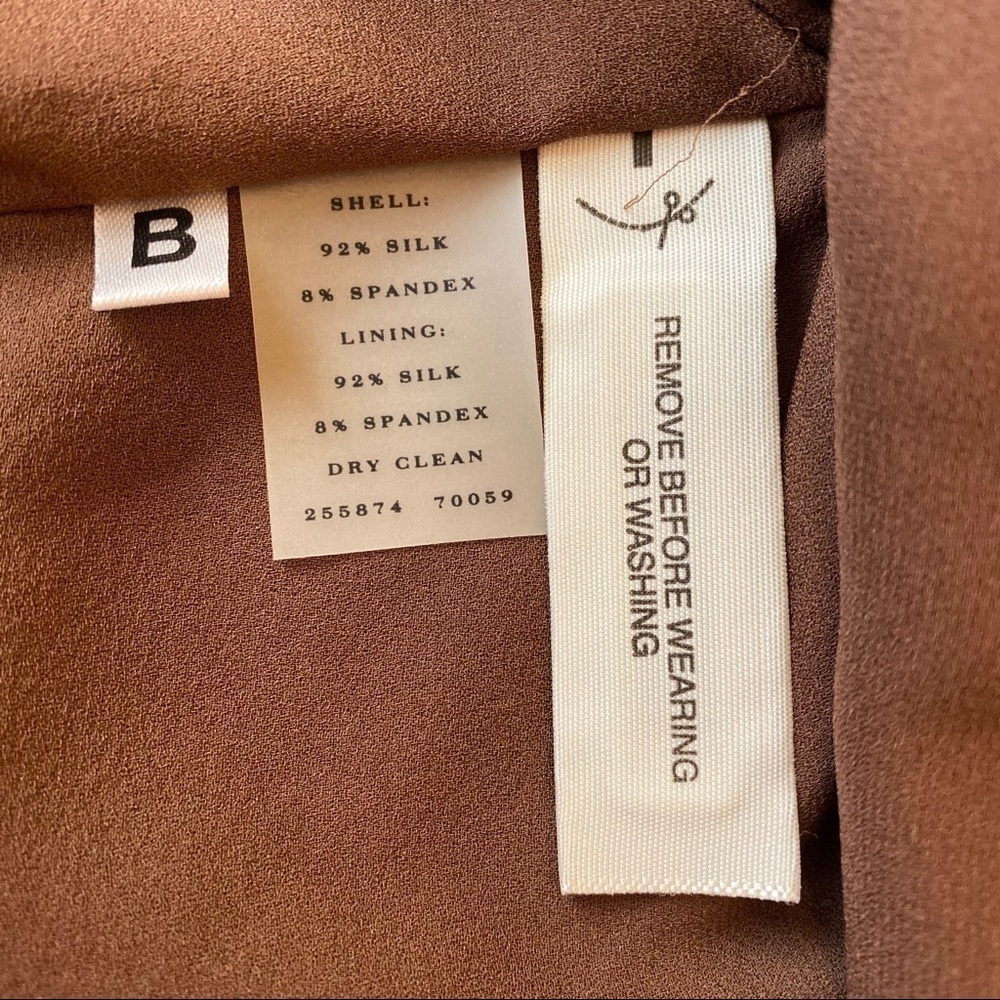 Nwt Ann Taylor light chiffon silk dress. - Picture 7 of 9
